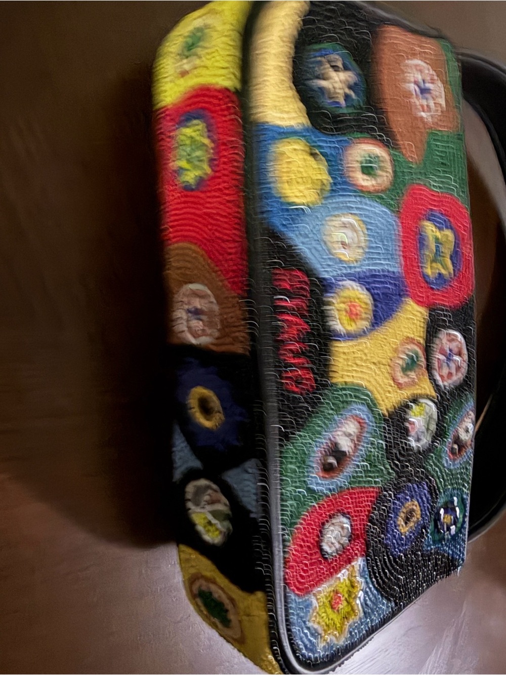 STAUD TOMMY Multicolor Beaded Shoulder Bag - Picture 3 of 6